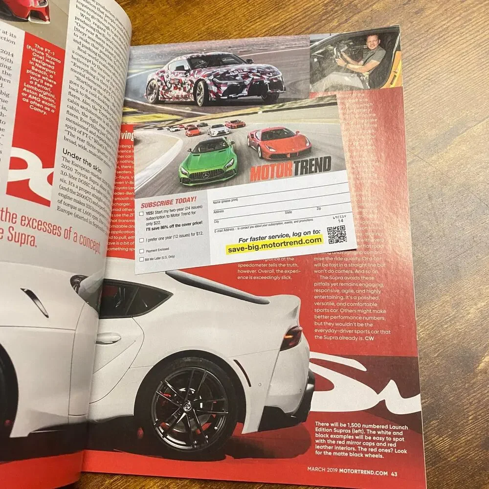 MOTOR TREND MAGAZINE-------MARCH 2019